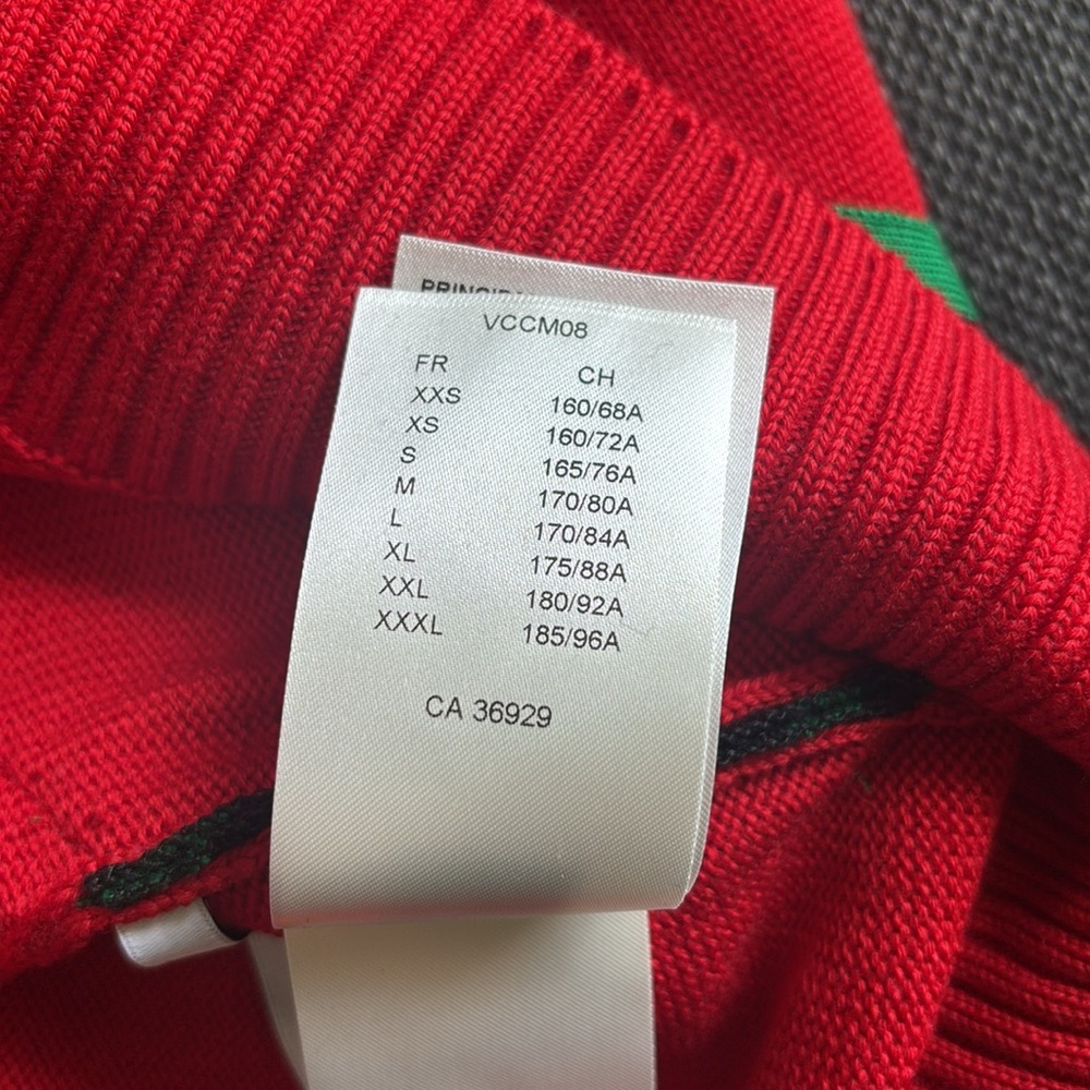 Louis Vuitton Black and Red Men's Sweater - Picture 10 of 12